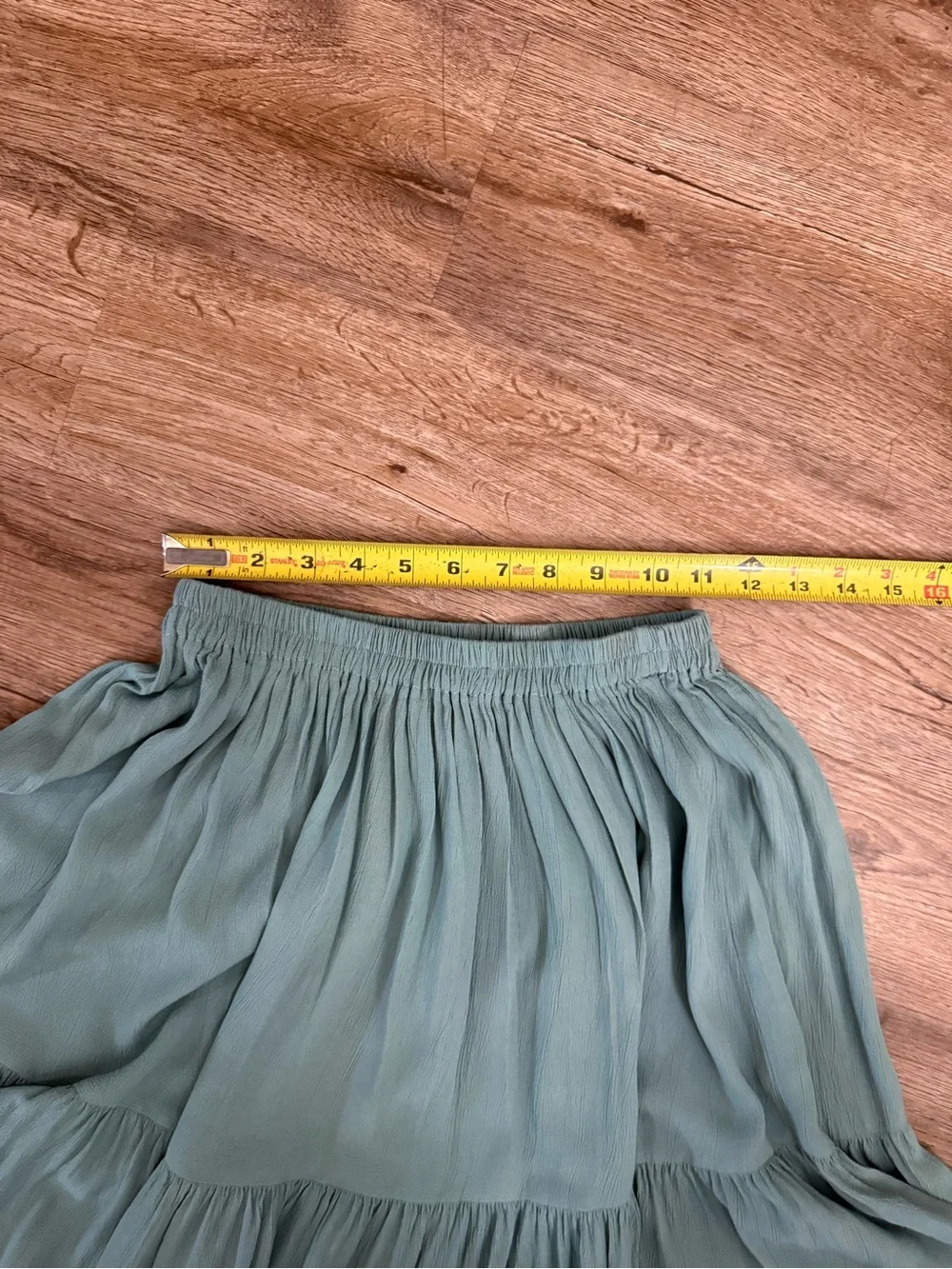 Double D Ranchwear • Turquoise Tiered Broomstick Maxi Skirt